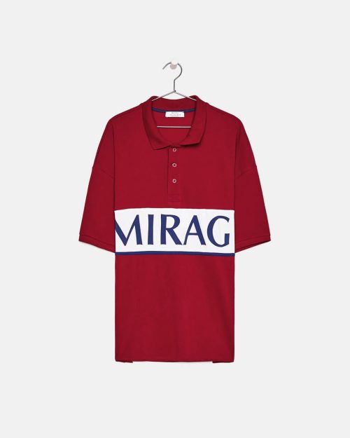 Dropshoulders Oversized Front Illustration T-Shirt