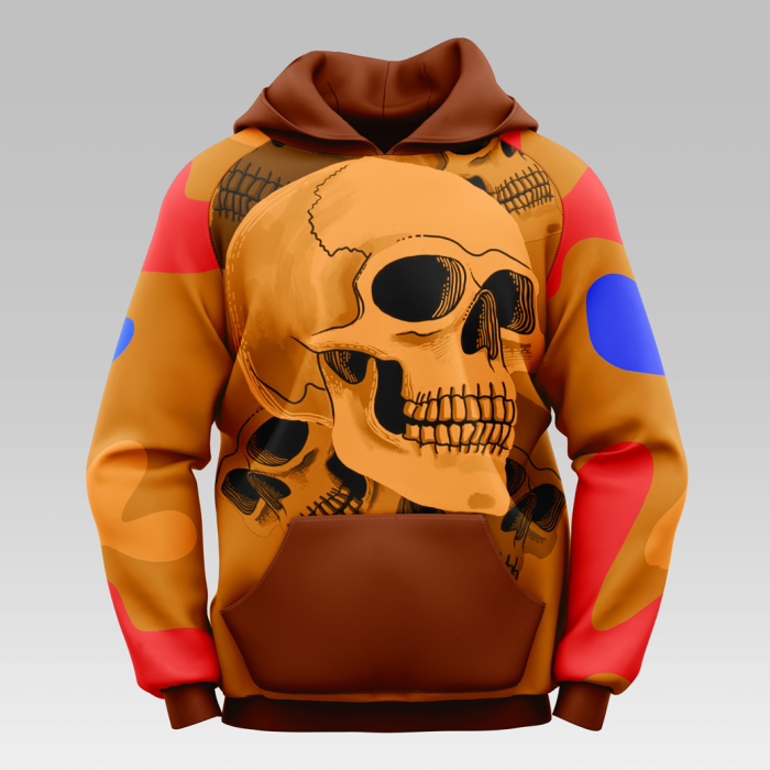 Skeleton Printed Hoodie